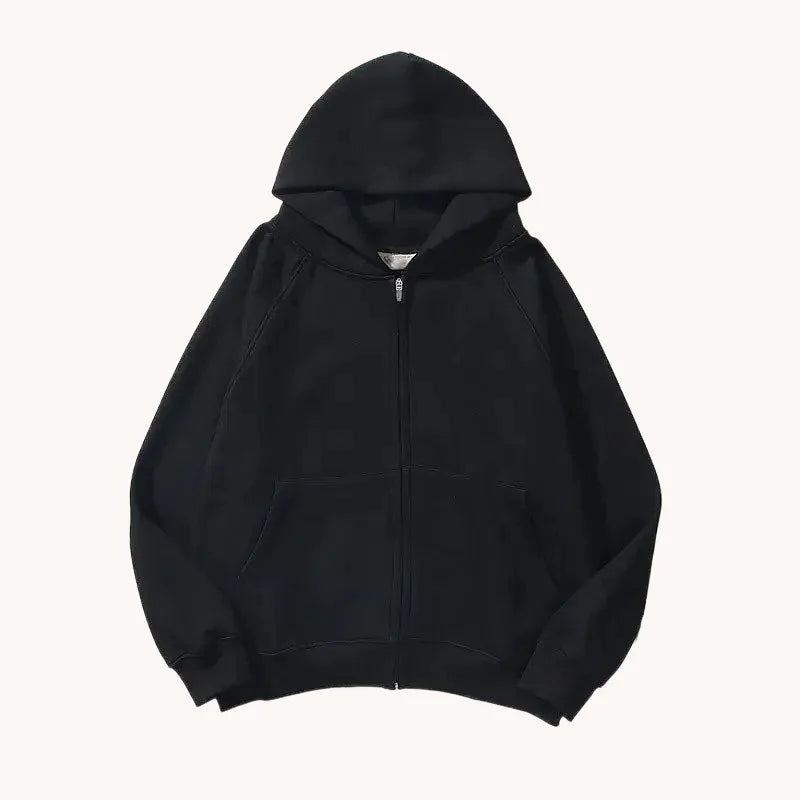 Sudadera con cremallera sencilla