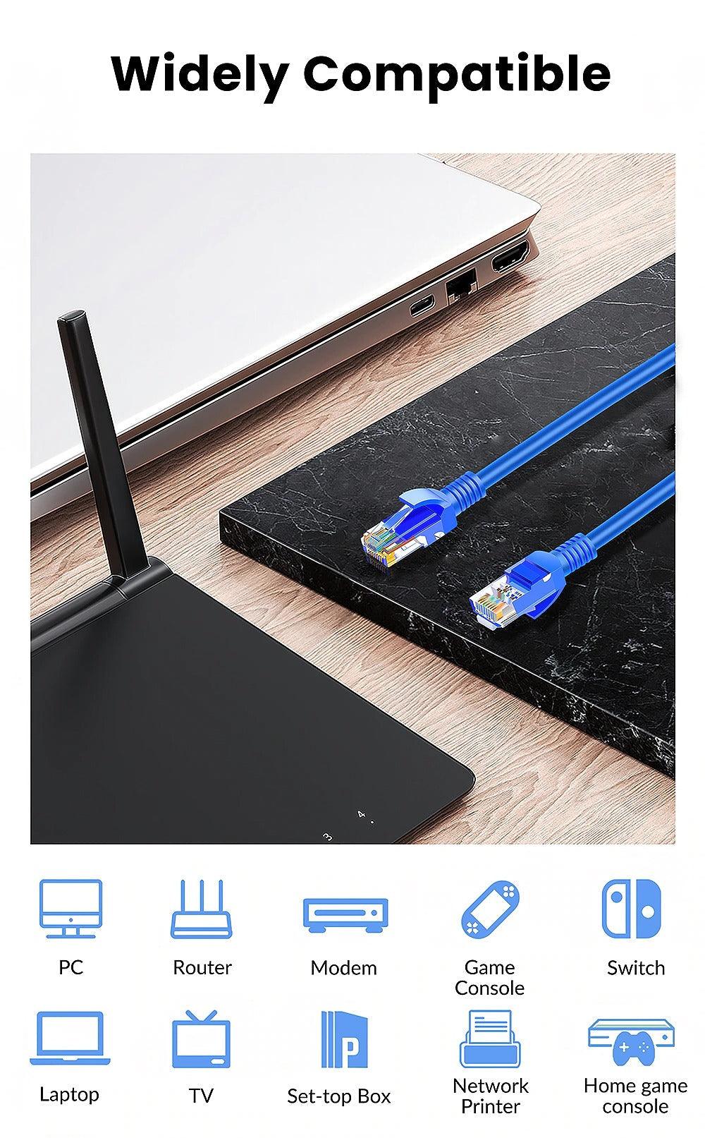 Premium 1m Cat5 Ethernet Cable for Reliable Connectivity