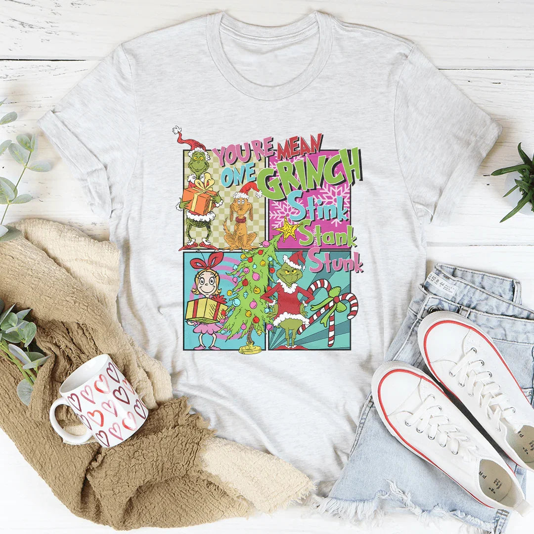 Eres un Grinch Malvado - Camiseta Stink Stank Stunk