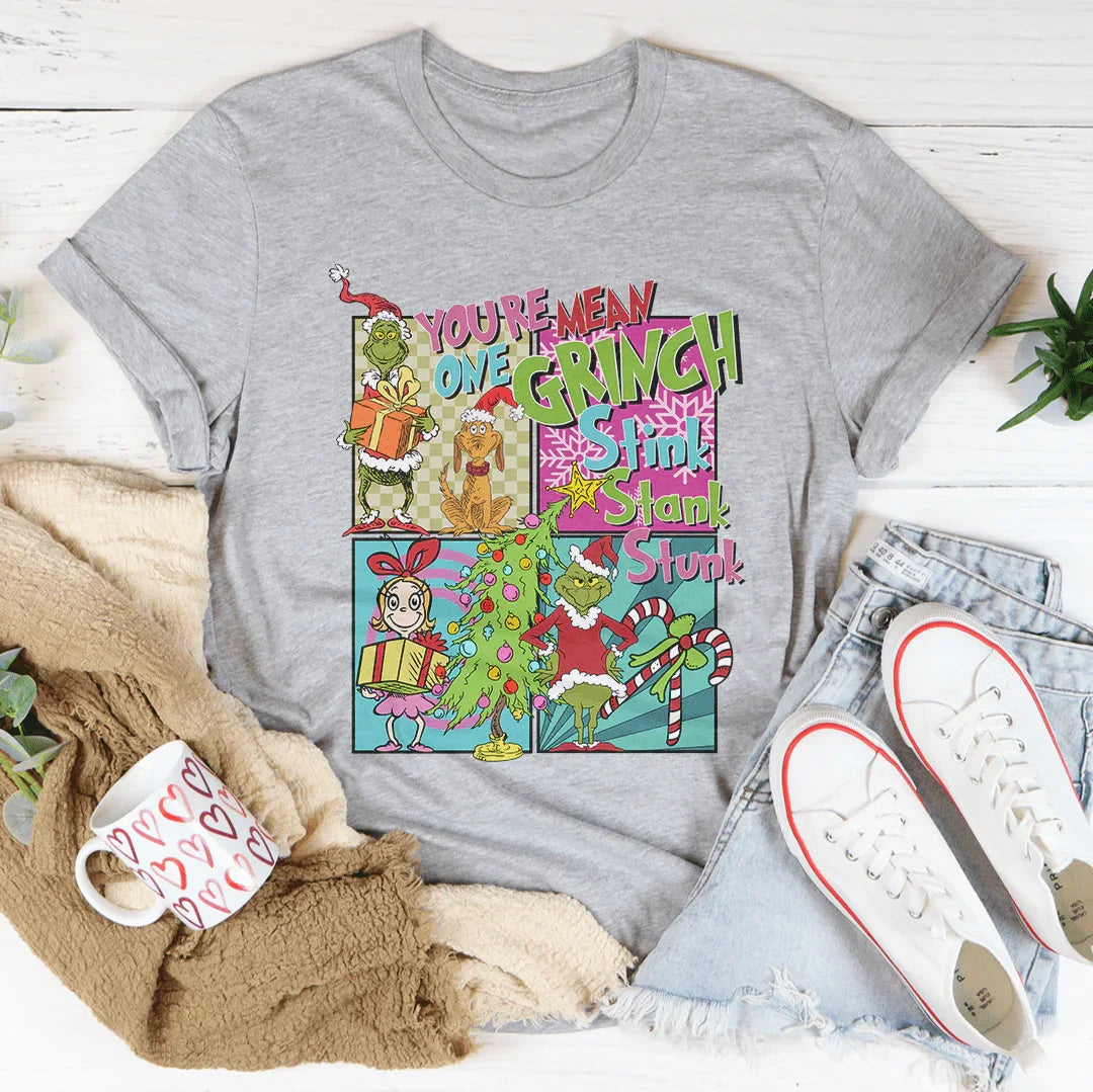 Eres un Grinch Malvado - Camiseta Stink Stank Stunk