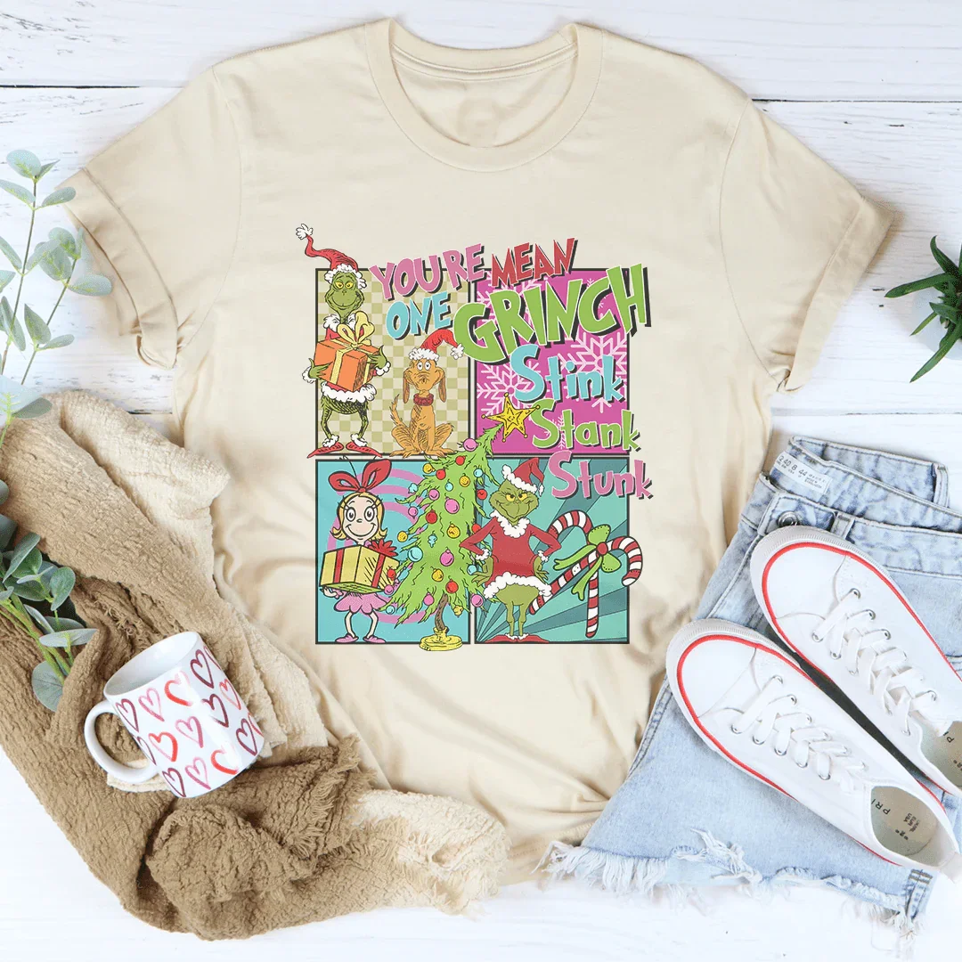Eres un Grinch Malvado - Camiseta Stink Stank Stunk