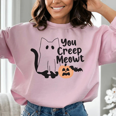 You Creep Meowt Sweatshirt