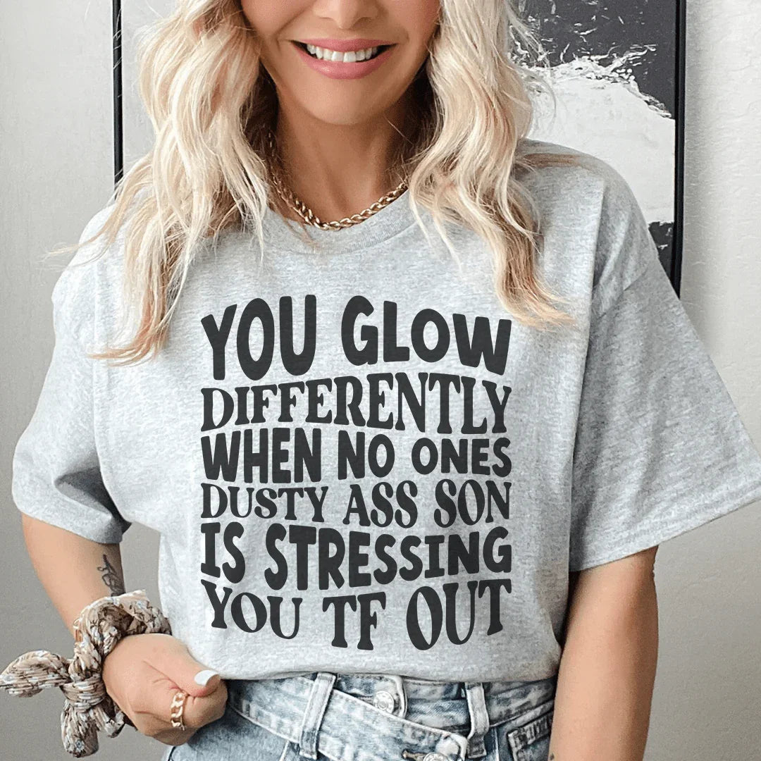 Stress-Free Glow T-Shirt for Confident Women