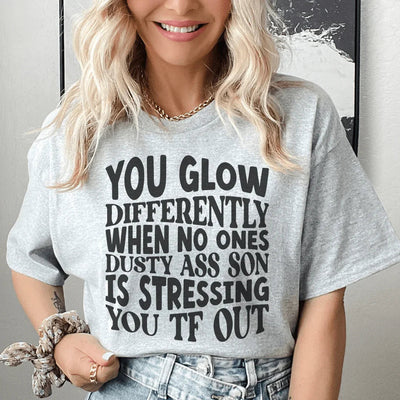 Stress-Free Glow T-Shirt for Confident Women
