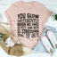 Stress-Free Glow T-Shirt for Confident Women