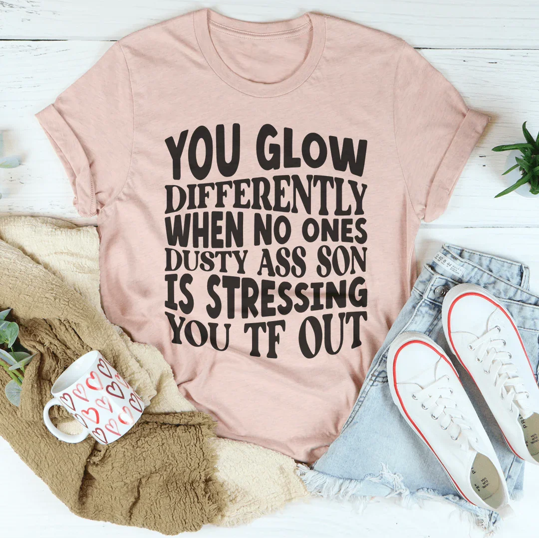 Stress-Free Glow T-Shirt for Confident Women