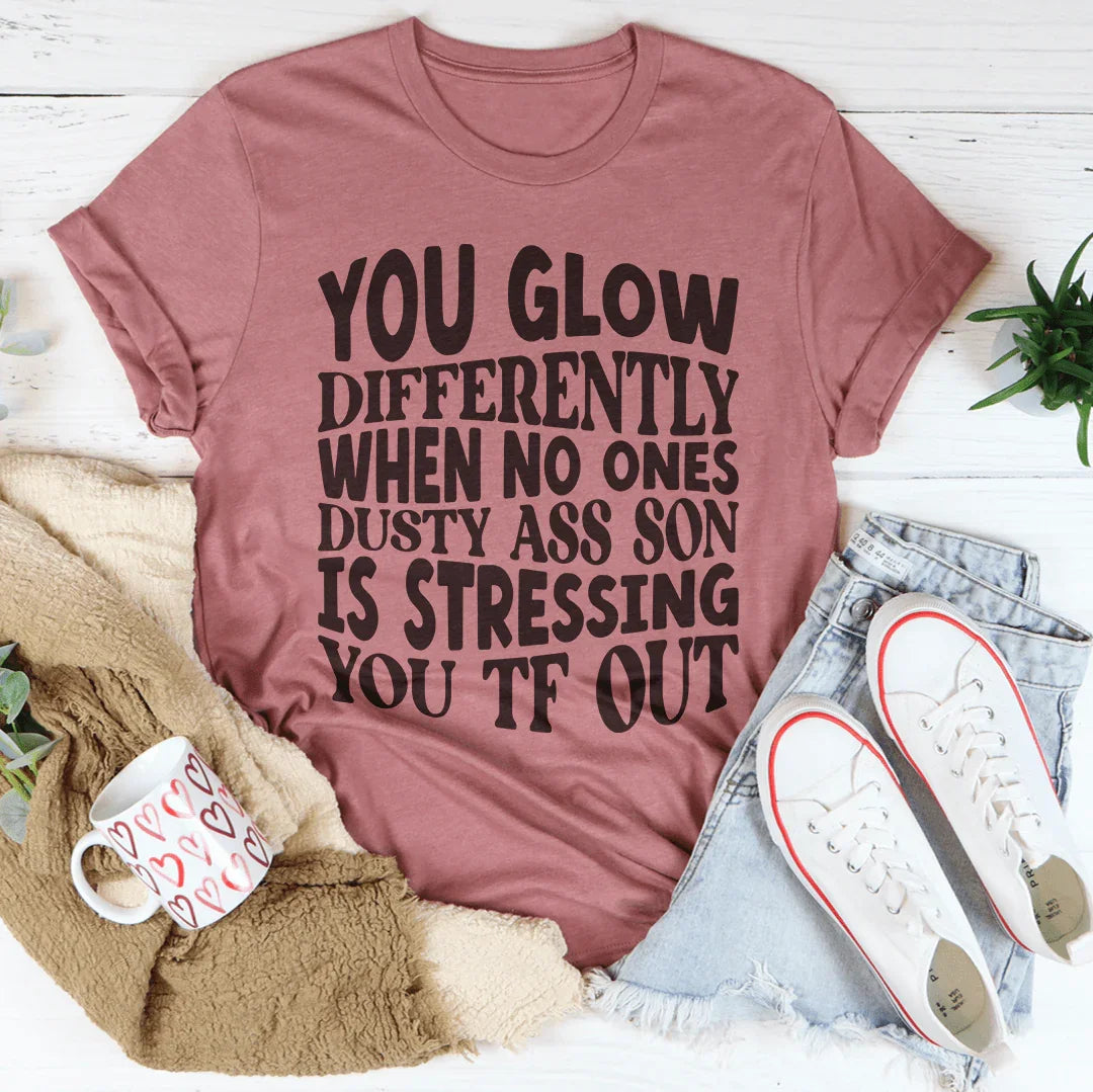 Stress-Free Glow T-Shirt for Confident Women