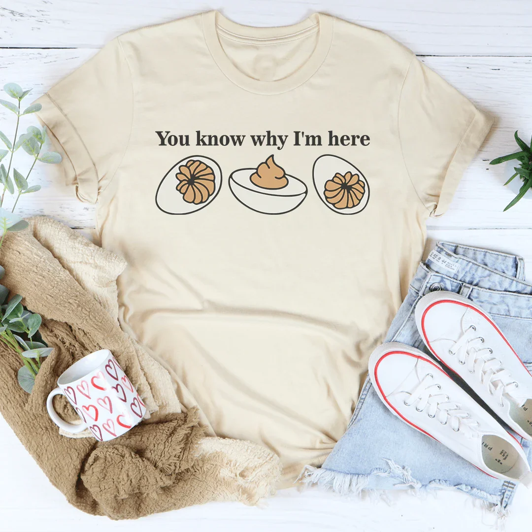 T-shirt Vous savez pourquoi je suis ici