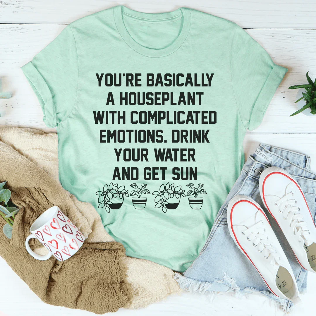 Eres una camiseta de planta de interior
