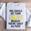 Sweatshirt Vous Devriez Prendre un Peu de Soleil