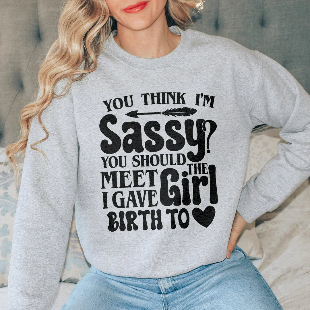 Sassy Mom Sweatshirt: Celebrate Your Unique Style