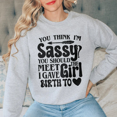 Sassy Mom Sweatshirt: Celebrate Your Unique Style