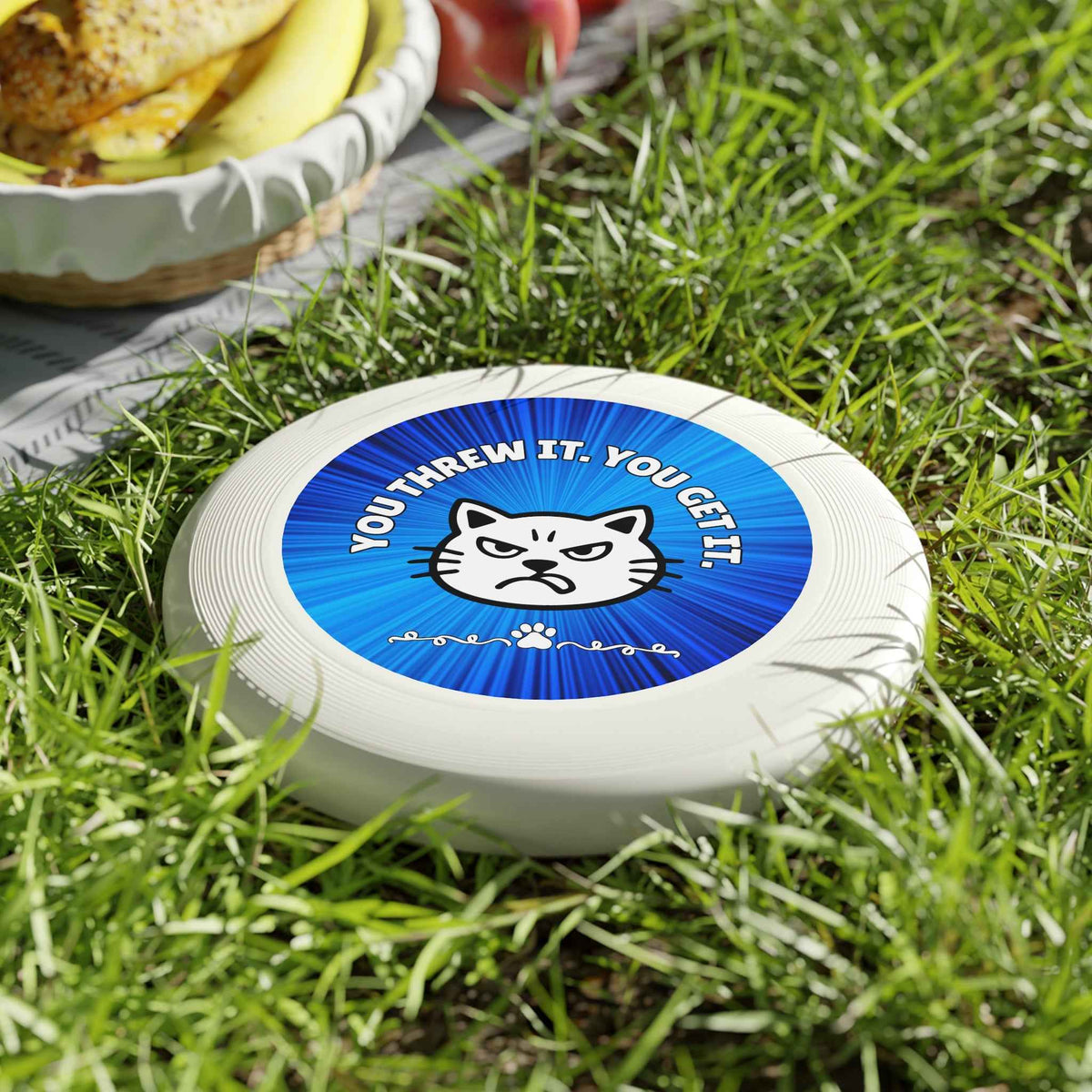 Lo lanzaste. Tú lo recoges. Frisbee para gatos – Disco Sassy No-Fetch