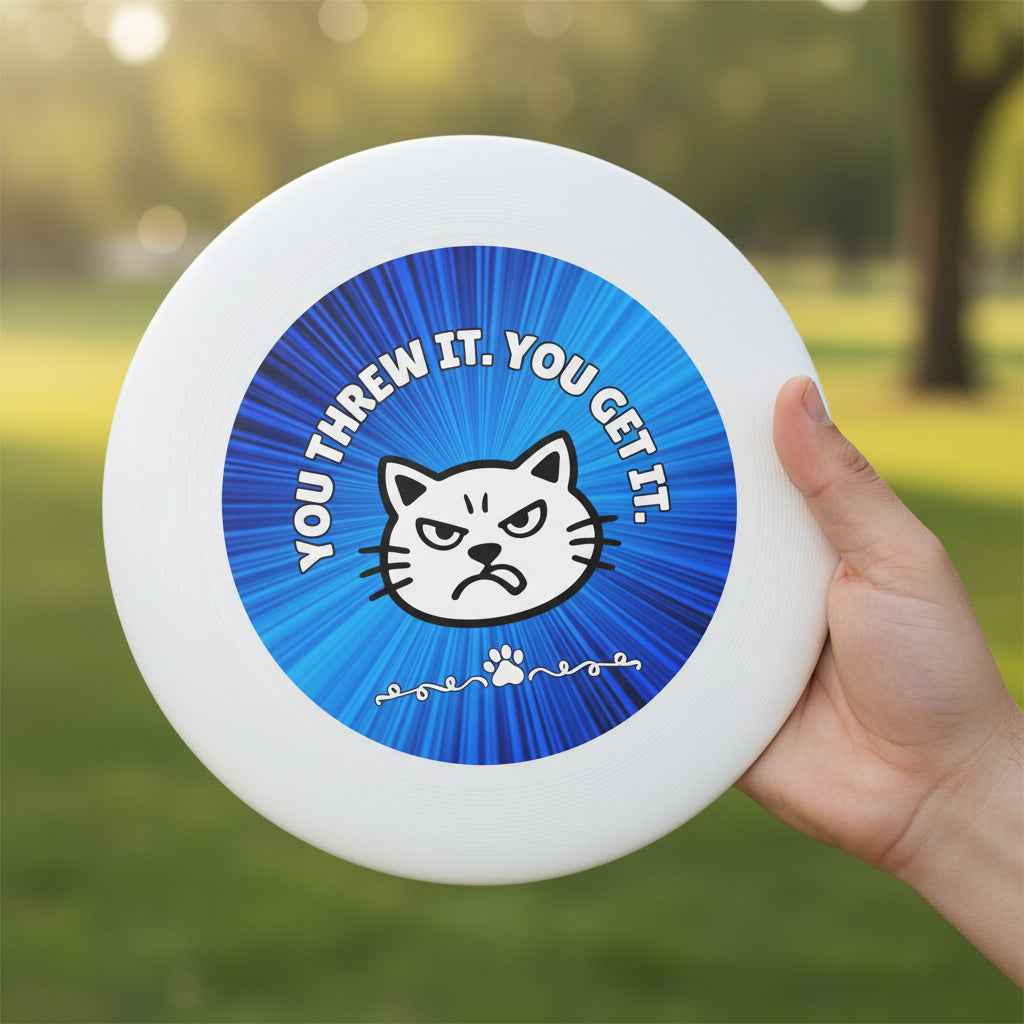 Lo lanzaste. Tú lo recoges. Frisbee para gatos – Disco Sassy No-Fetch