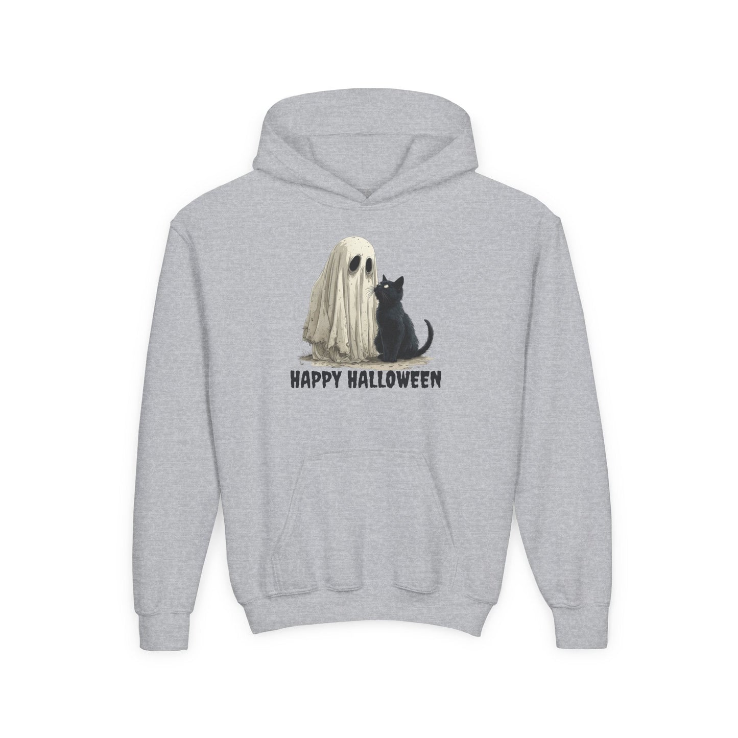 Hoodie fantôme et chat Halloween pour enfants pour des célébrations festives