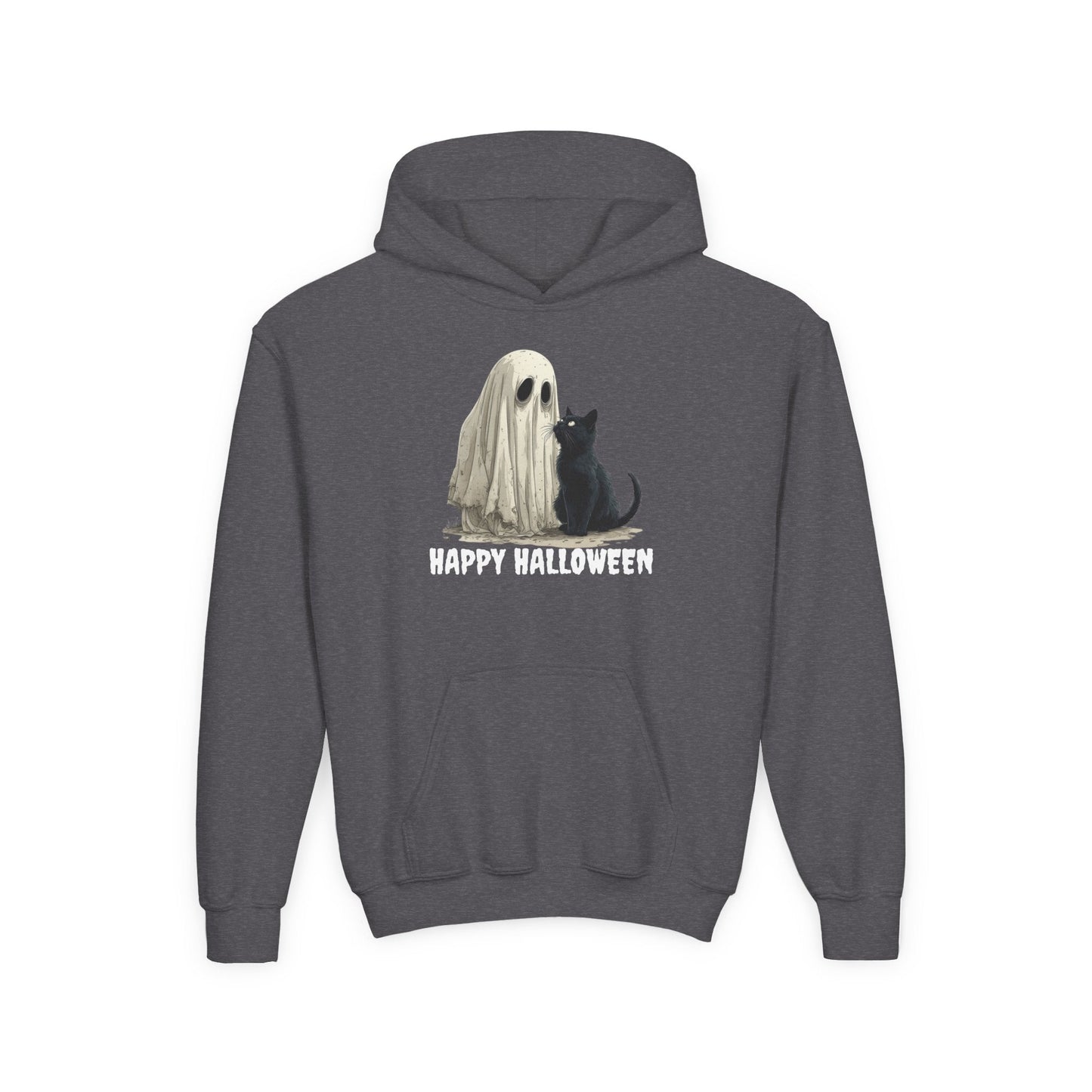 Hoodie fantôme et chat Halloween pour enfants pour des célébrations festives