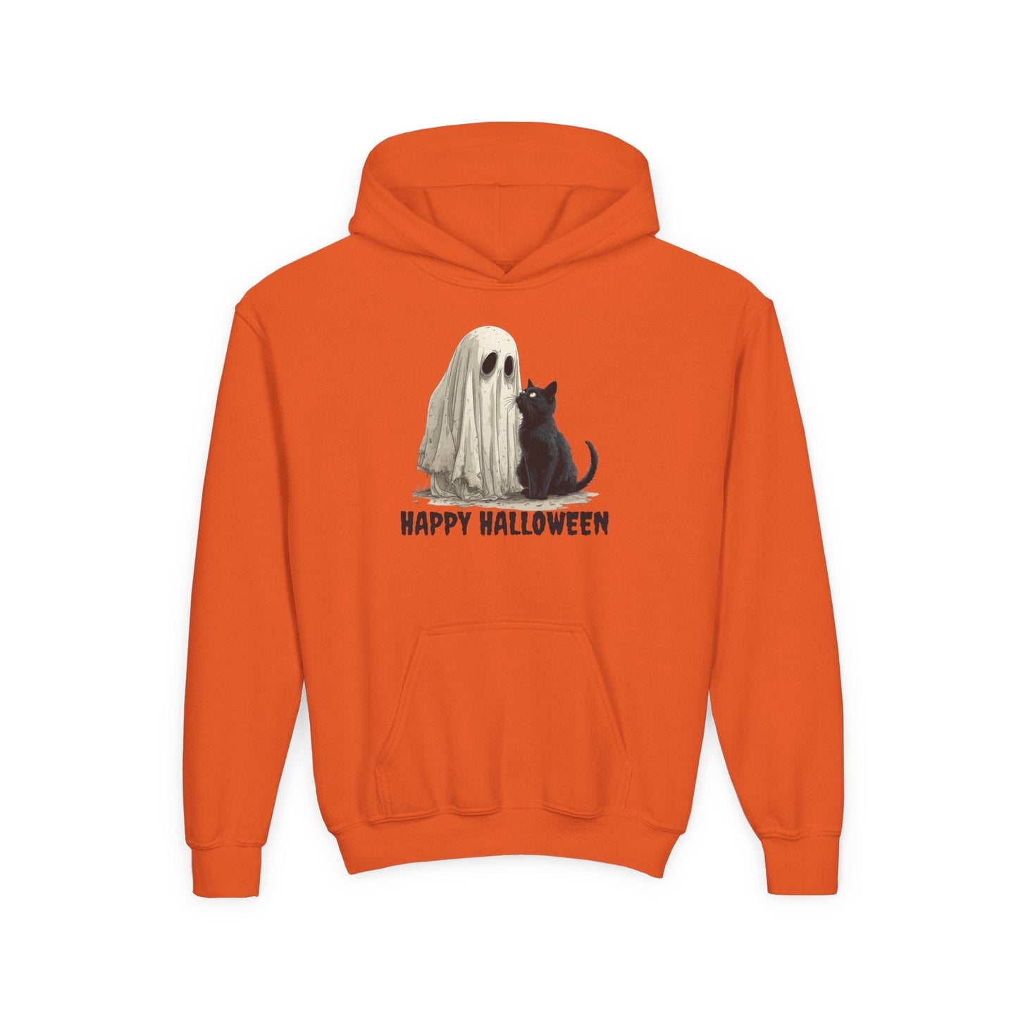 Hoodie fantôme et chat Halloween pour enfants pour des célébrations festives