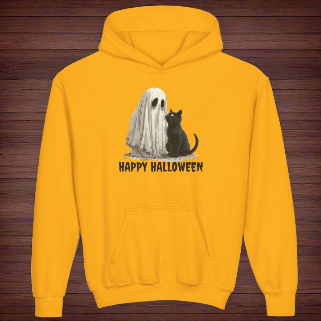 Hoodie fantôme et chat Halloween pour enfants pour des célébrations festives