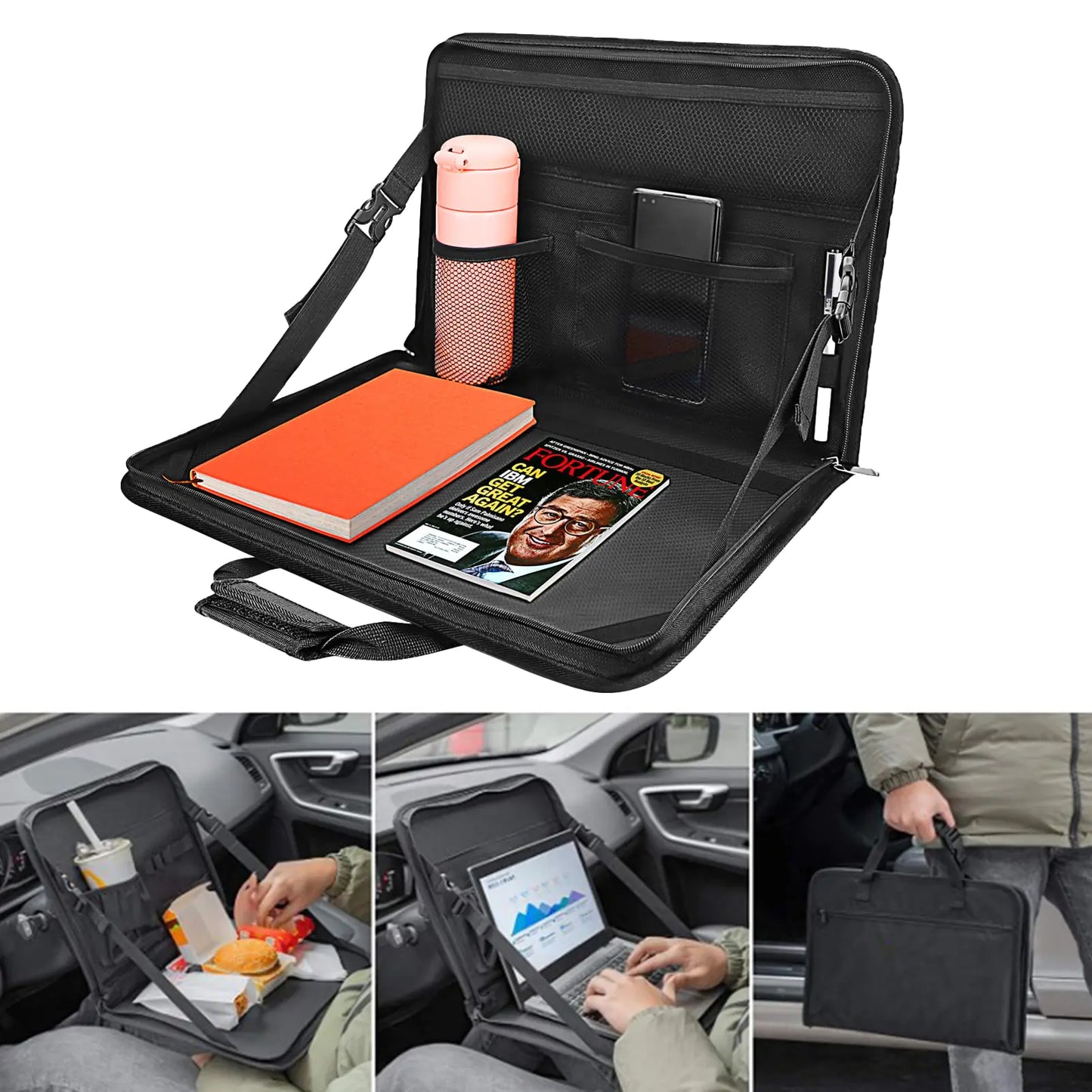 Car Back Seat Work Desk - Enhance Your Travel Productivity