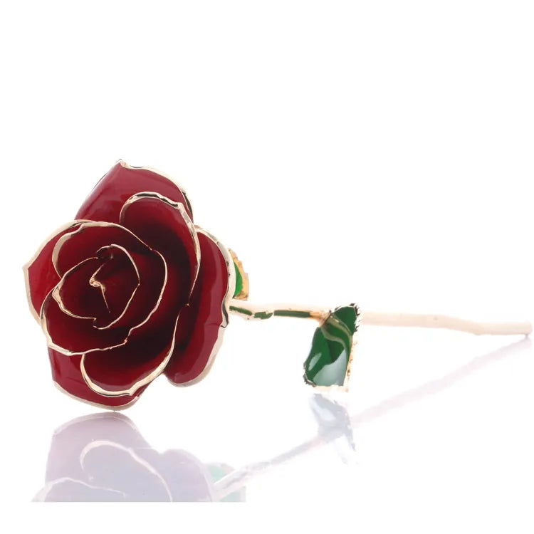Elegant Gold-Plated 24K Rose