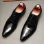 Zapatos Oxford de Cuero de Lujo con Suela Roja para Hombres