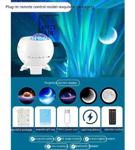 Proyector de Cielo Estrellado Aurora Boreal