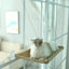 Hamac suspendu pour chat avec ventouses