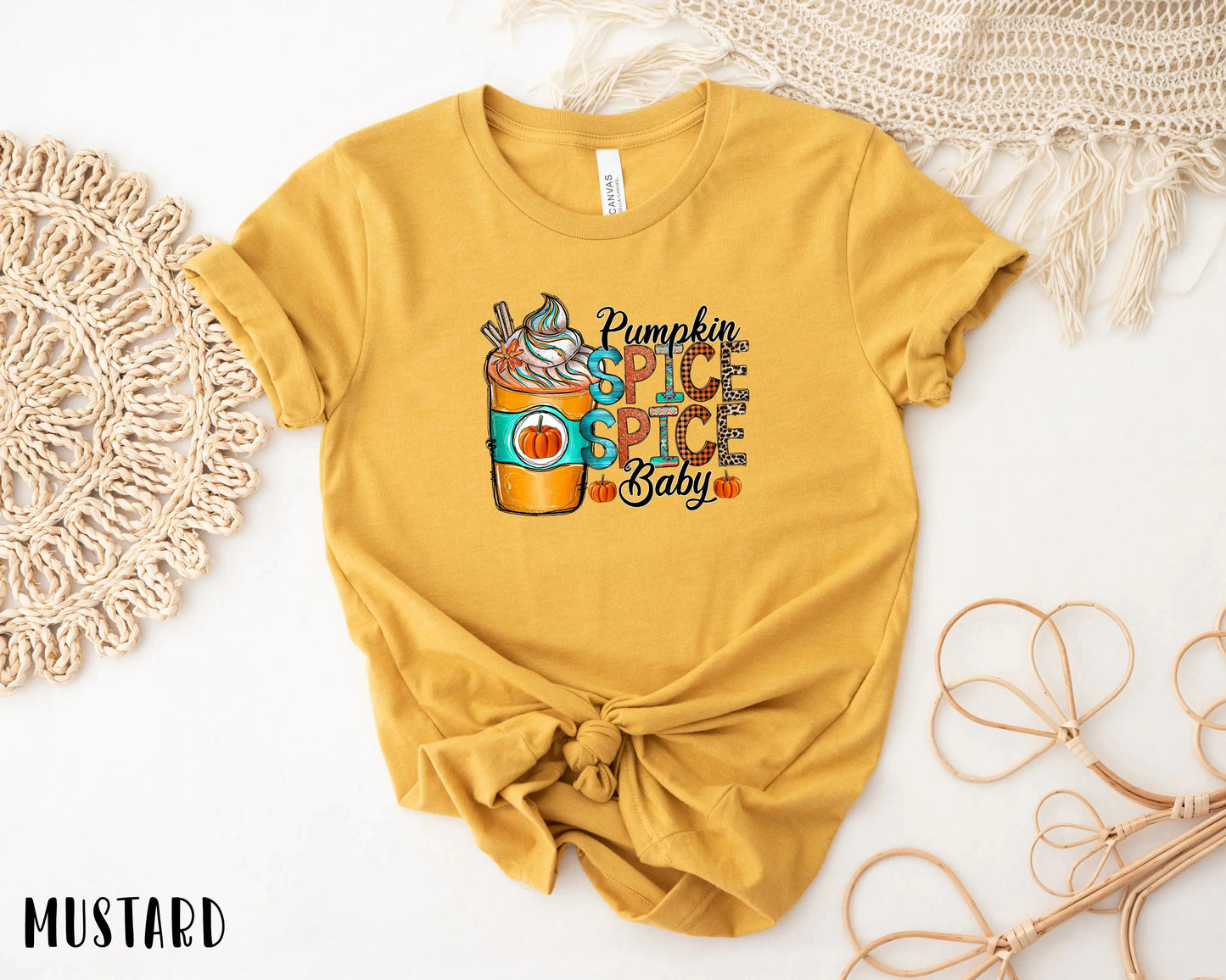 Pumpkin Spice Baby T-Shirt for Thanksgiving