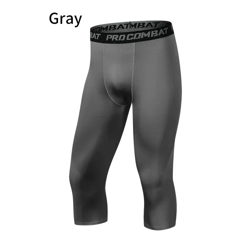 Collants 3/4 de gym pour hommes pour une performance active