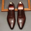 Zapatos Oxford de Cuero de Lujo con Suela Roja para Hombres