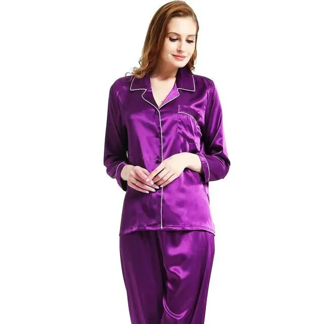 Elegant Women's Satin Pajamas Set for Ultimate Comfort