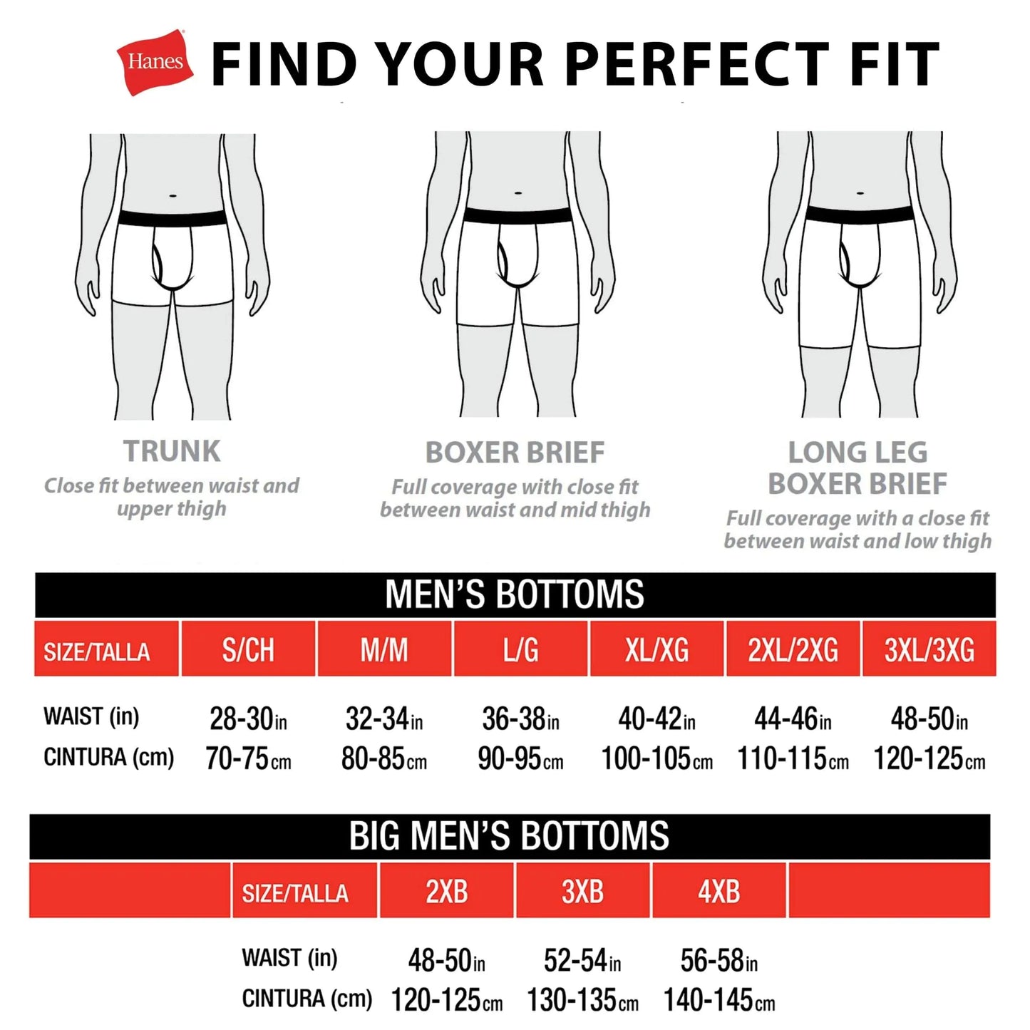 Hanes Total Support Pouch Boxer-Briefs pour hommes - Paquet de 3