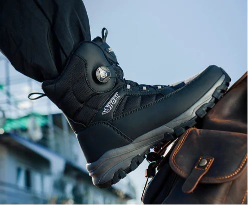 Bottes de neige chaudes pour hommes pour les aventures d'hiver