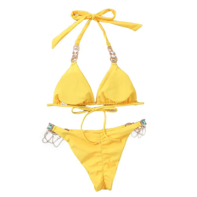 Conjunto de Bikini Casual para Mujeres