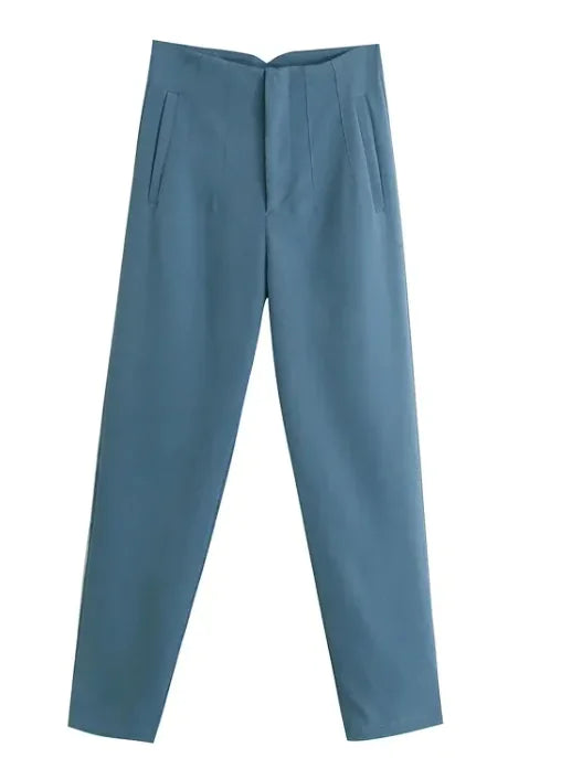 Pantalons crayon taille haute élégants pour femmes