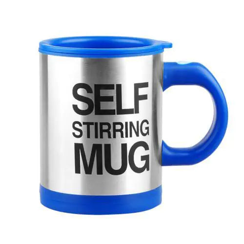 Premium Self Stirring Coffee Mug - 400ml Stainless Steel