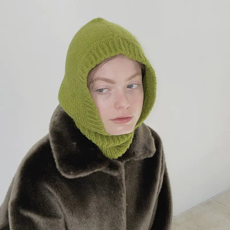 Gorro Balaclava de Punto para Uso Exterior en Invierno