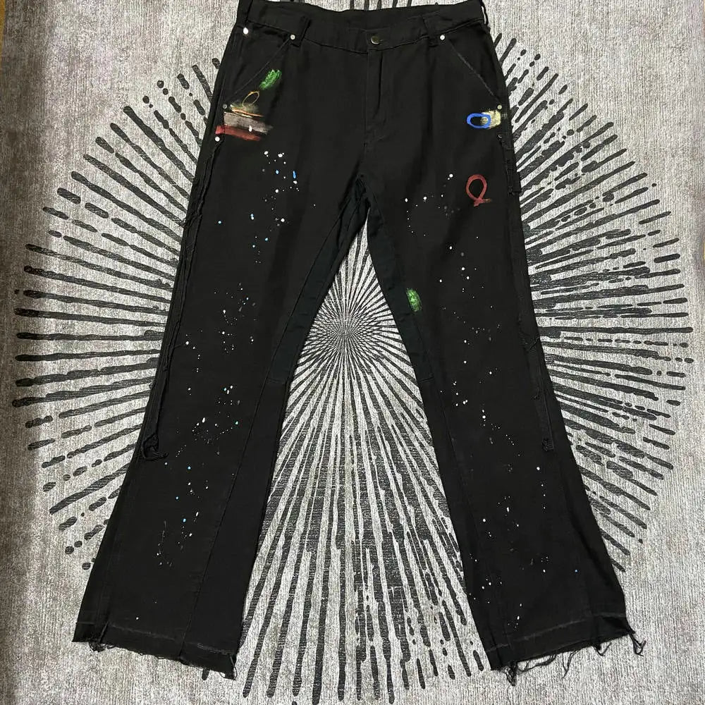 Pantalones de Bouquet con Estampado para Mujer, Casual y Sueltos