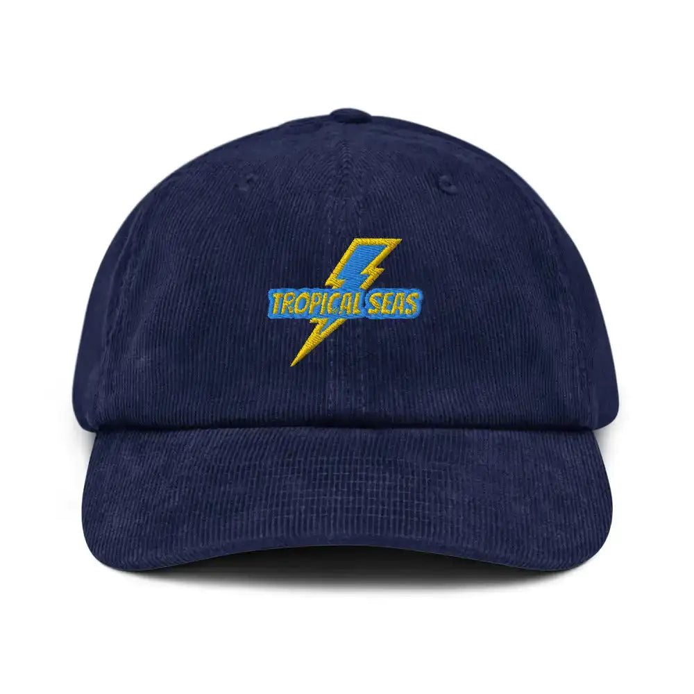 Lightning Strike Corduroy Baseball Cap