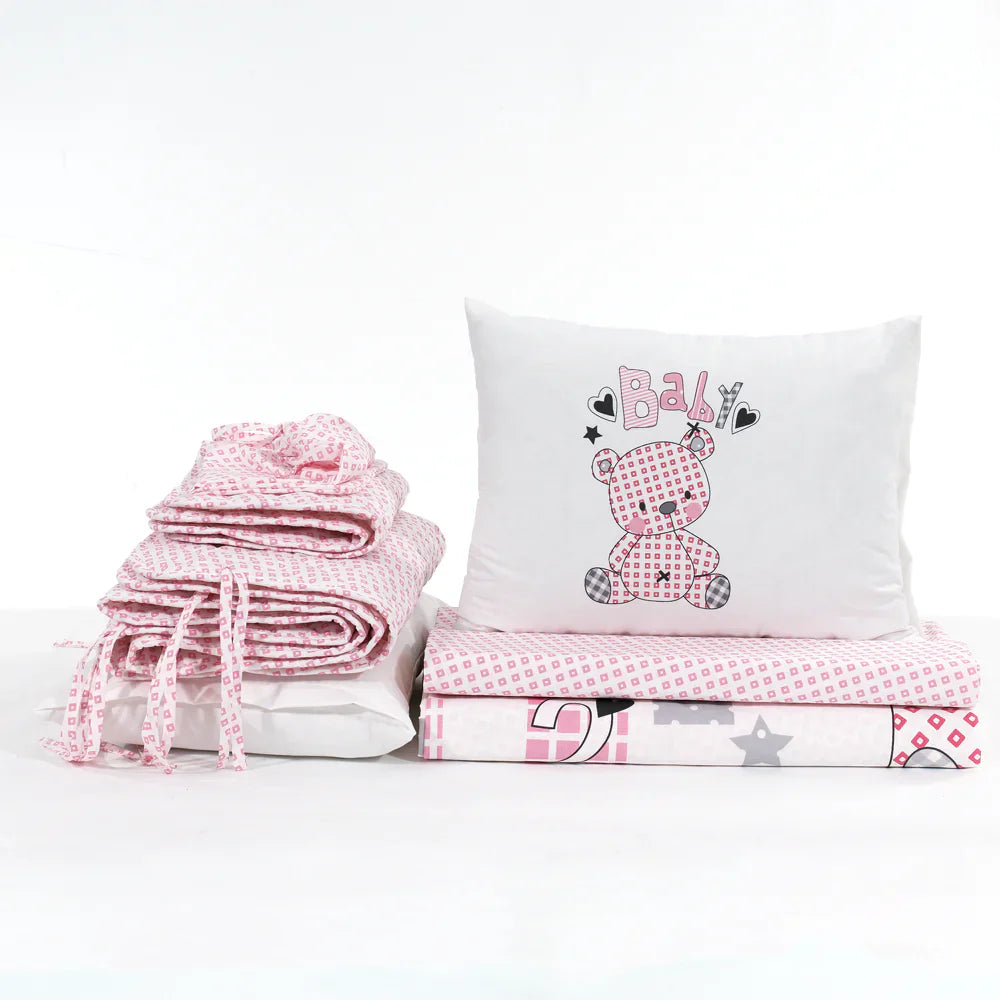 Hobby Buddy - Juego de Funda de Edredón Rosa para Bebés