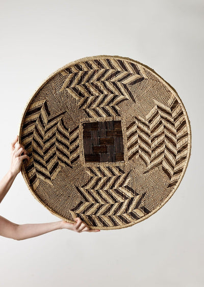Zambian Plateau Decorative Wall Basket