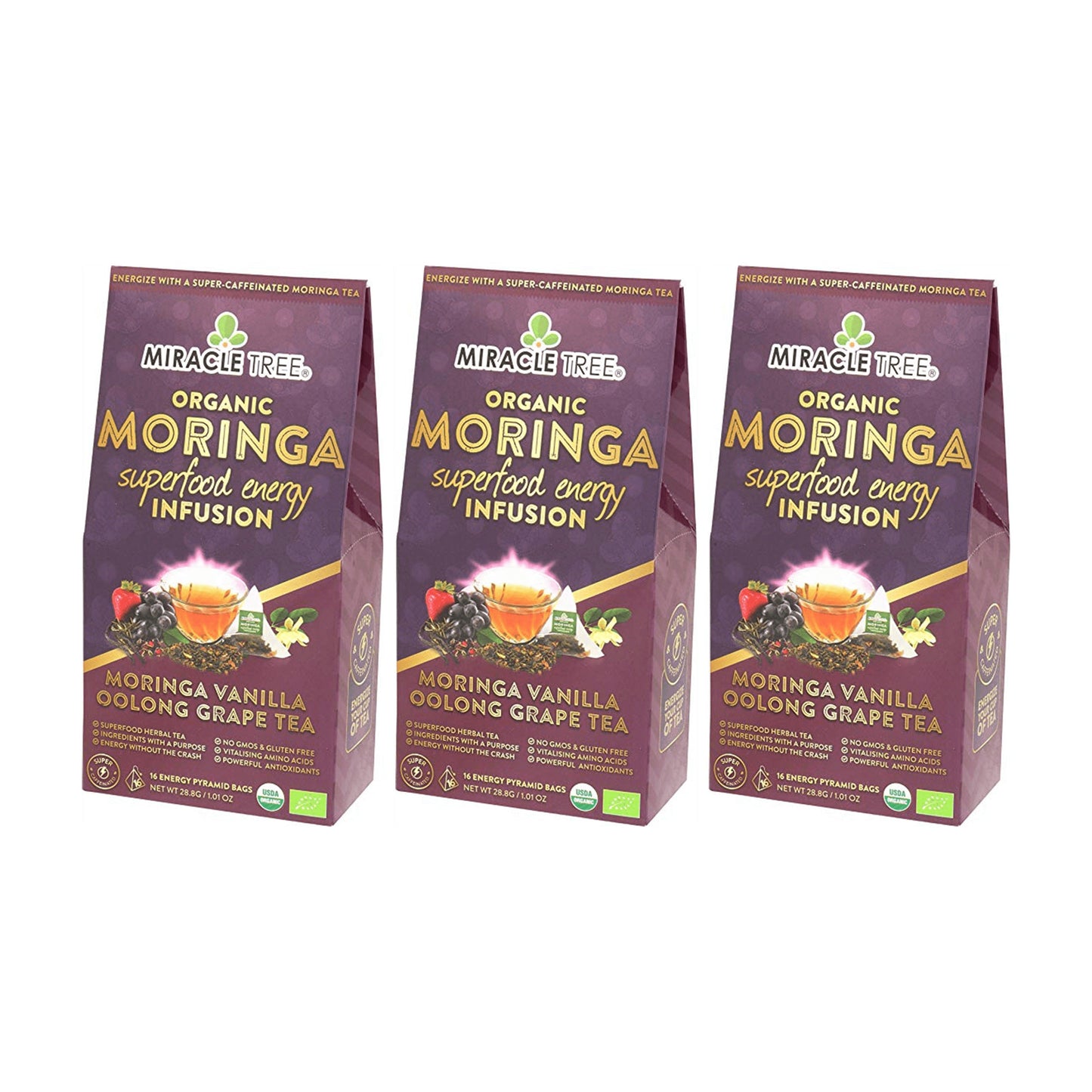 Moringa Energy Tea - Grape Vanilla Blend