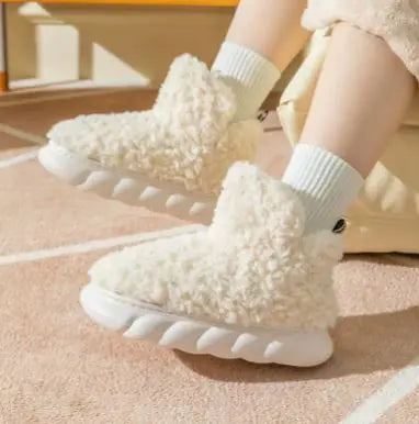Zapatos de Invierno Acogedores de Pana