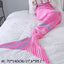 Striped Mermaid Blanket for Cozy Living Spaces