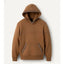 Sudadera con capucha de felpa en tonos tierra