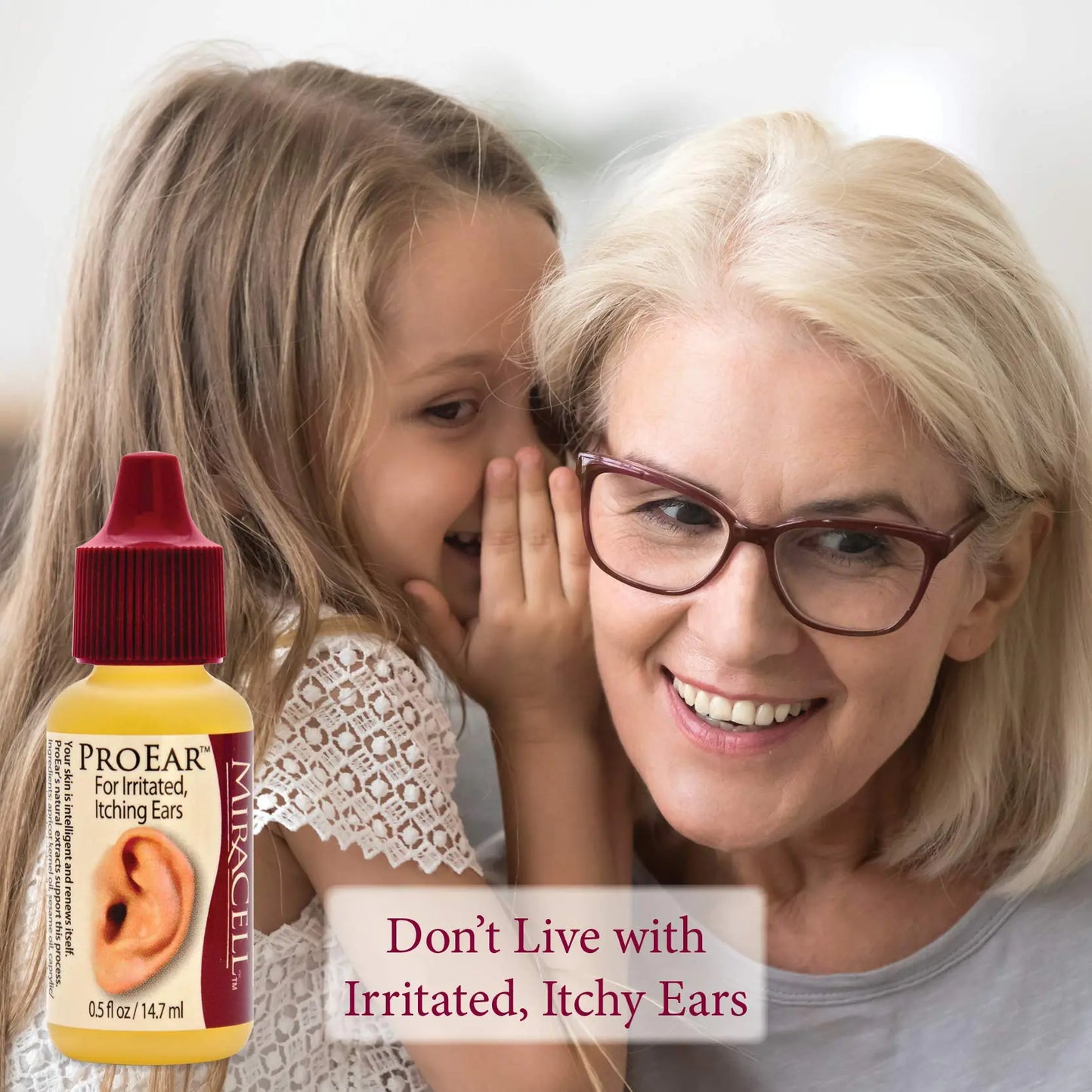 Gouttes auriculaires naturelles Miracell ProEar - 0,5 oz
