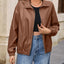 Zip Up Dropped Shoulder Jacket - Korvel