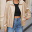 Zip Up Dropped Shoulder Jacket - Korvel