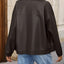 Zip Up Dropped Shoulder Jacket - Korvel