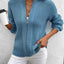 Zip Up Long Sleeve Cardigan - Korvel